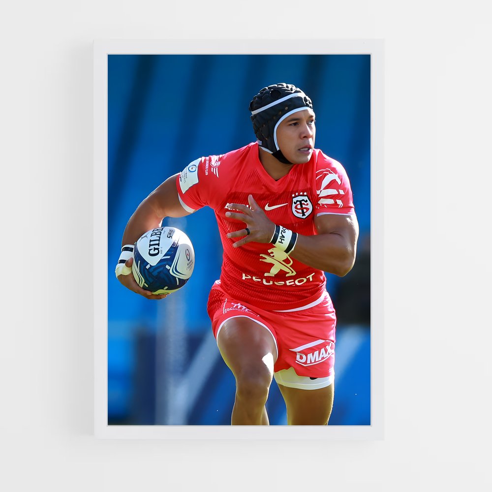 Poster Cheslin kolbe – affiche Rugby (vue 3)